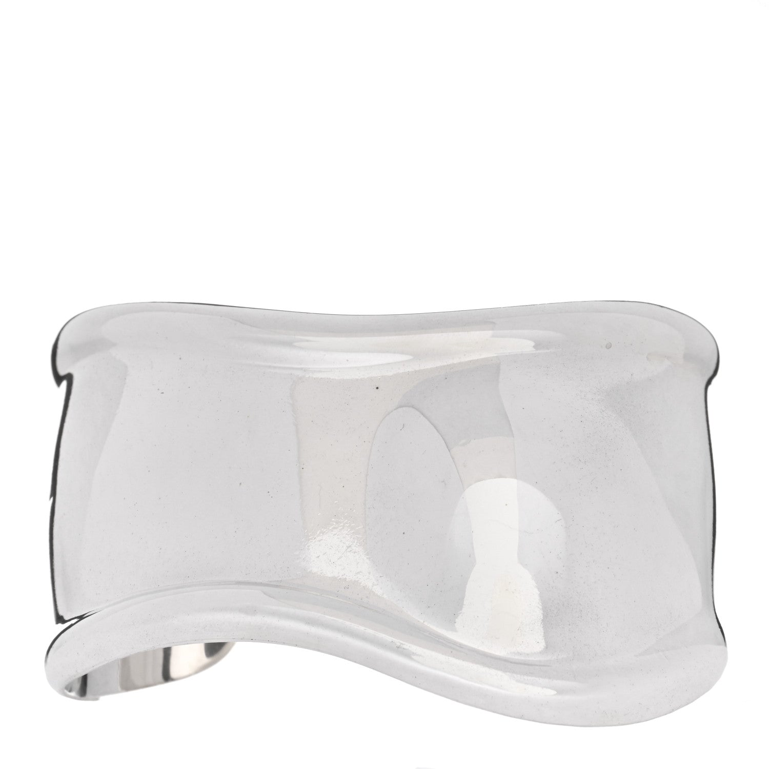 Tiffany Sterling Silver Small Elsa Peretti Left Wrist Bone Cuff Bracelet 1 of 4