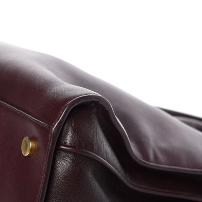Saint Laurent Calfskin Large Sac De Jour Carryall Bordeaux 21 of 26
