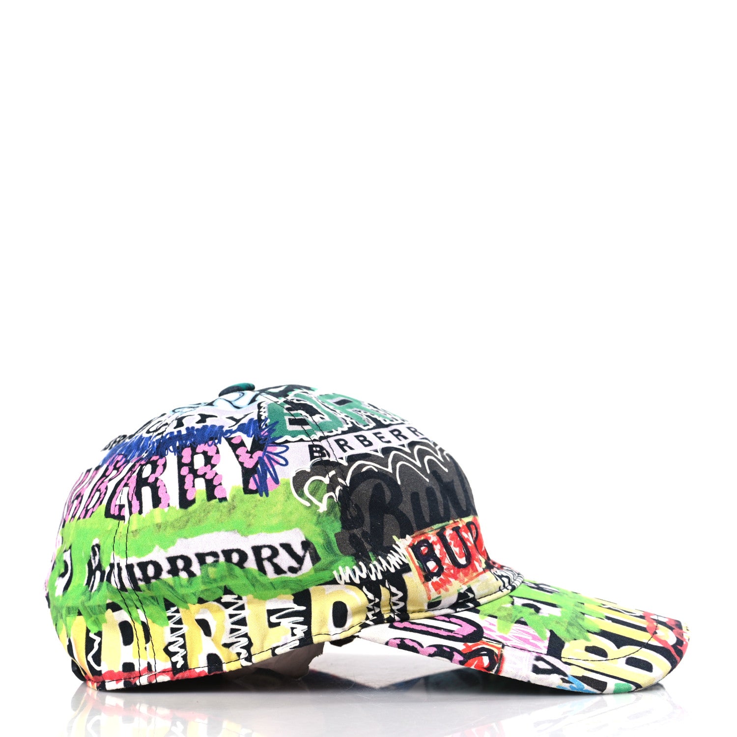 Burberry Cotton Graffiti Print Archive Logo Baseball Cap M/L Multicolor 4 of 7