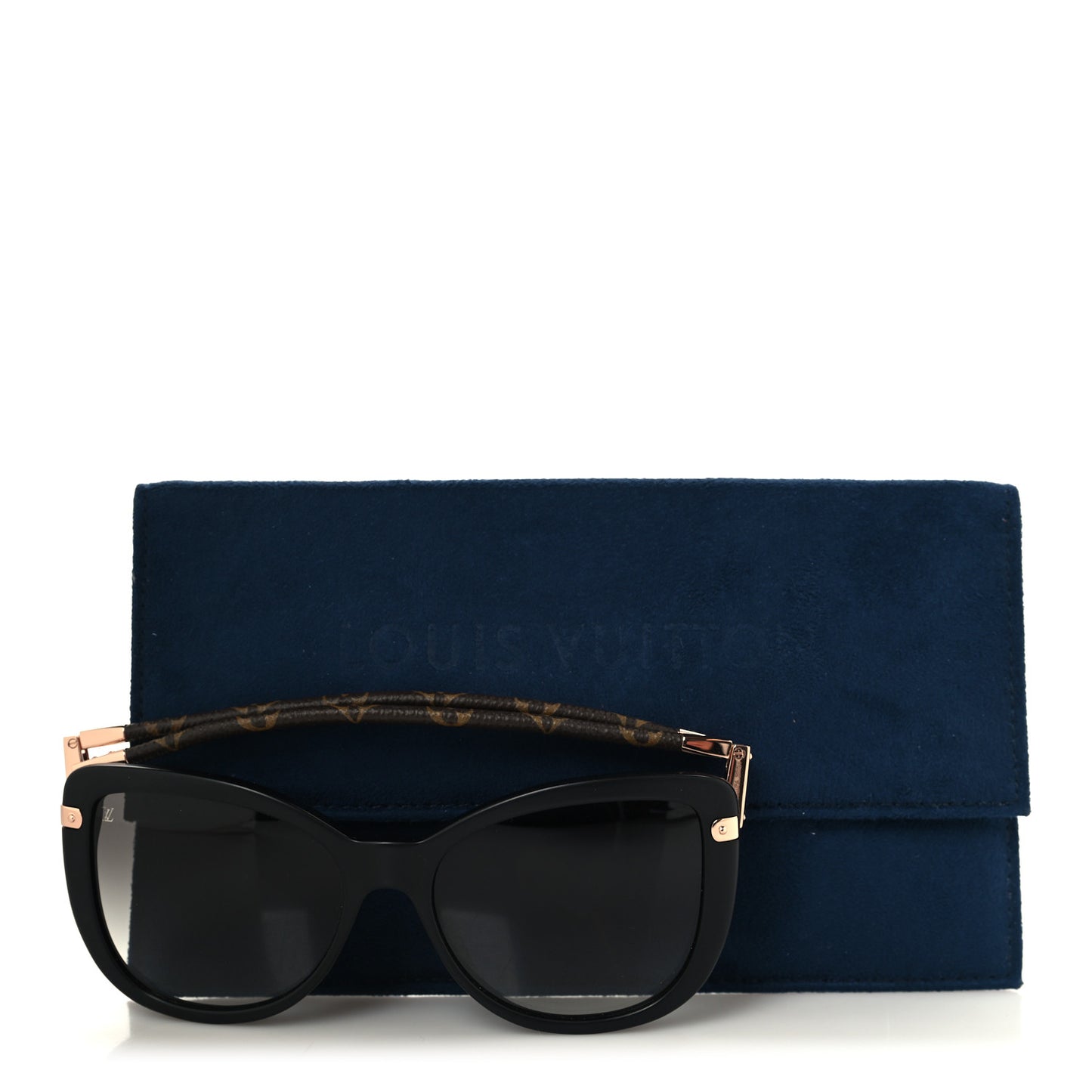 Monogram Acetate Charlotte Sunglasses Z0781E Black