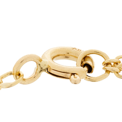 Tiffany 18K Yellow Gold Mini T Smile Bracelet 3 of 4