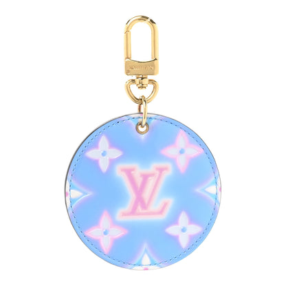 Louis Vuitton Vernis Valentine Bag Charm Key Holder Baby Blue Neon 1 of 5