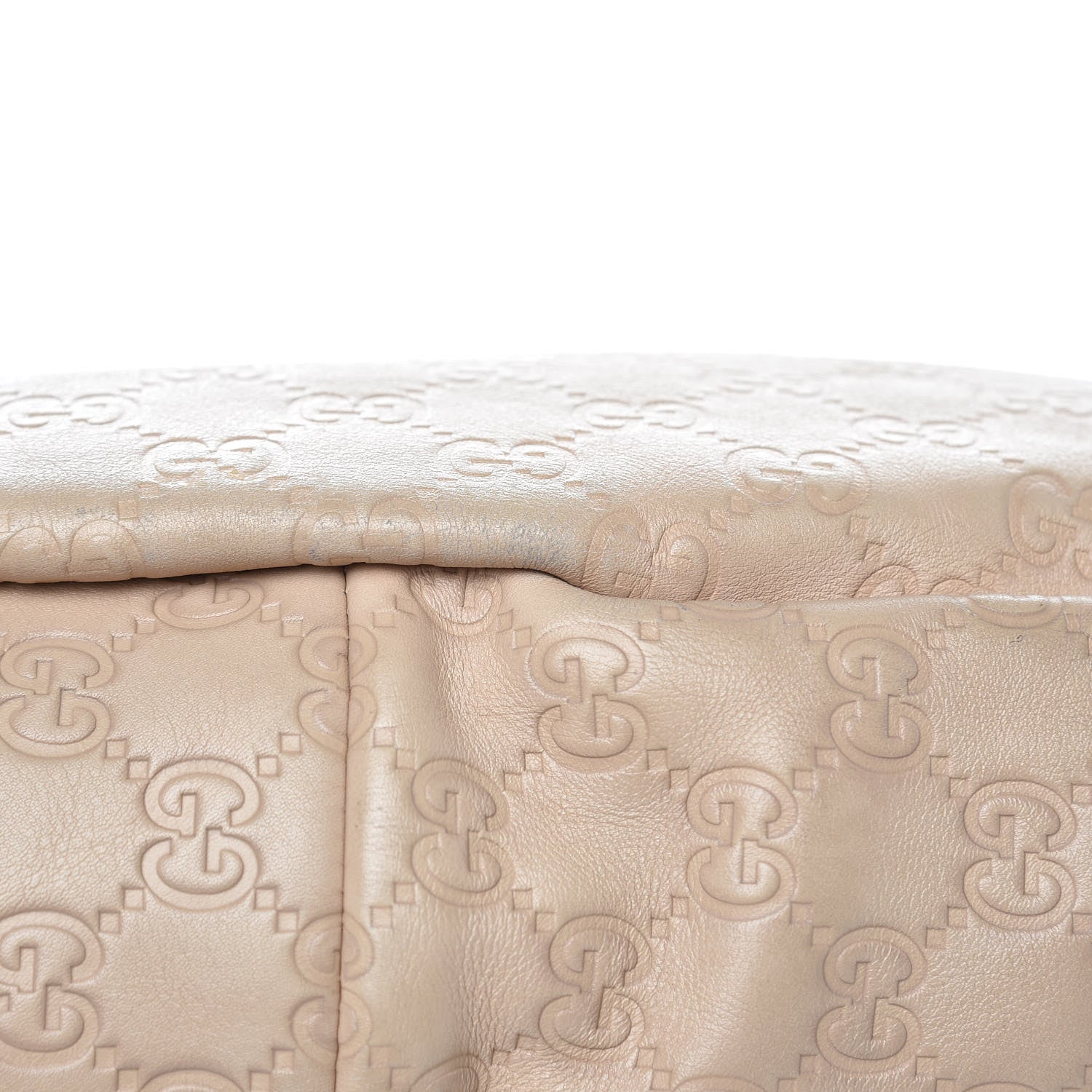 Gucci Guccissima Medium Abbey Shoulder Bag Beige 11 of 13