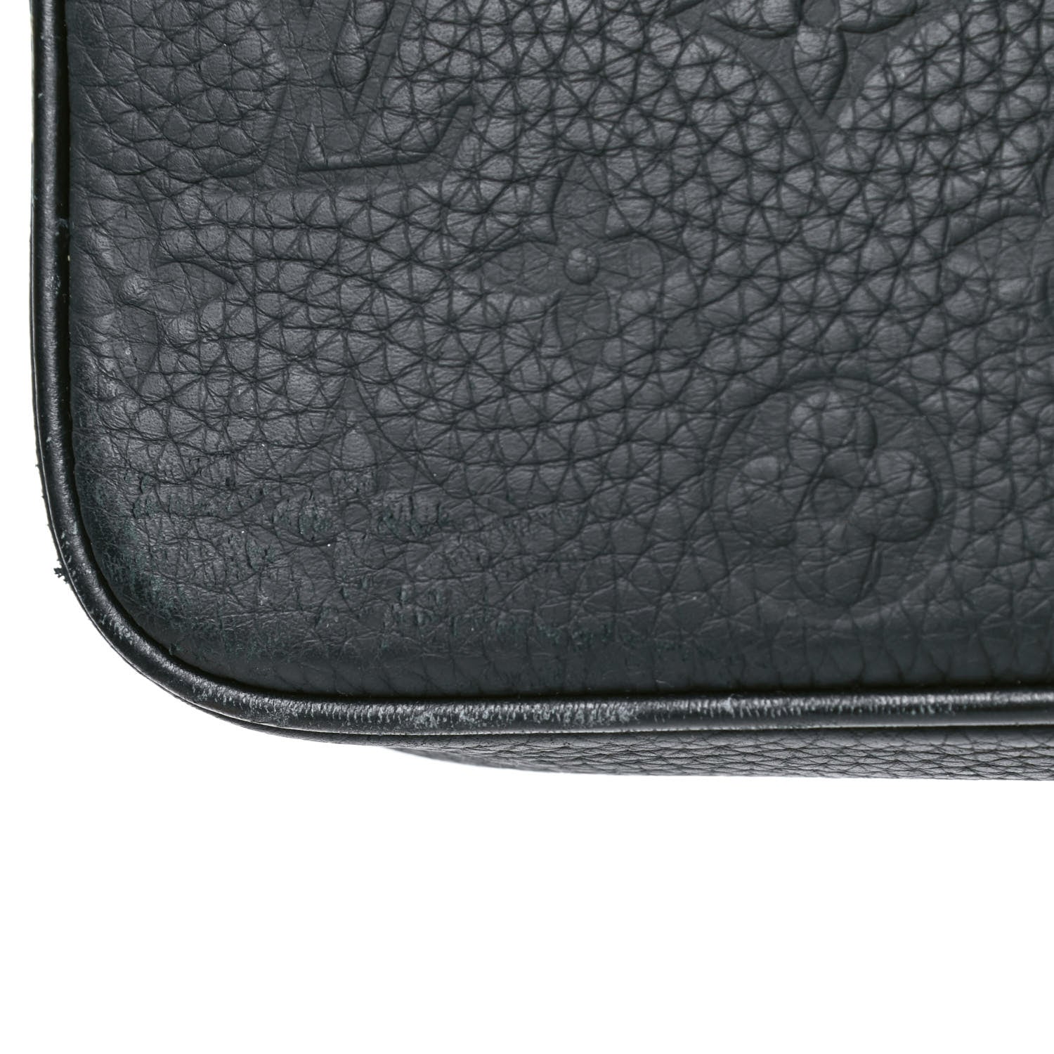 Louis Vuitton Taurillon Monogram Uniformes Solar Ray Soft Pochette Volga Belt Bag Black 4 of 6