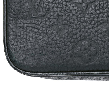 Louis Vuitton Taurillon Monogram Uniformes Solar Ray Soft Pochette Volga Belt Bag Black 4 of 6