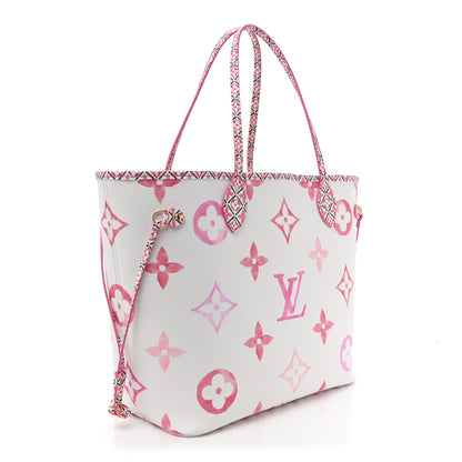 Louis Vuitton Monogram Giant By The Pool 2.0 Neverfull MM Rose 4 of 10
