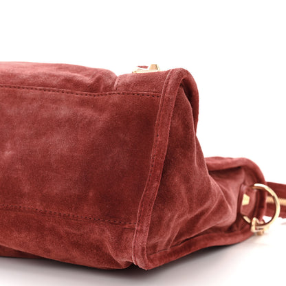 Balenciaga Baby Daim Suede Gold Metallic Edge Hardware City Bois De Rose Fonce 10 of 10