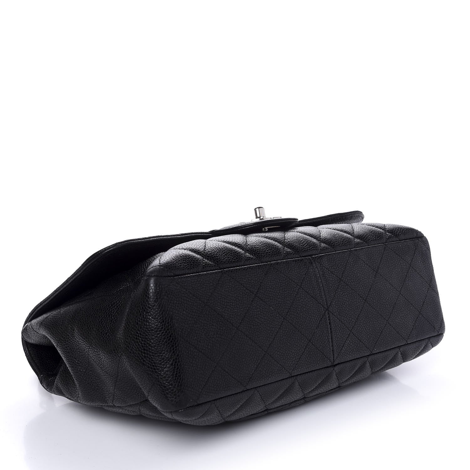 Chanel Caviar Quilted Jumbo Single Flap Black 4 of 9