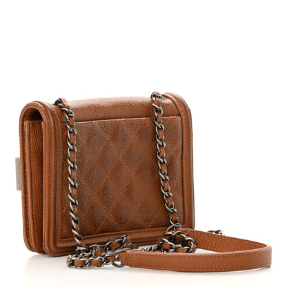 Chanel Caviar Mini Dallas Boy Brick Flap Brown 3 of 15