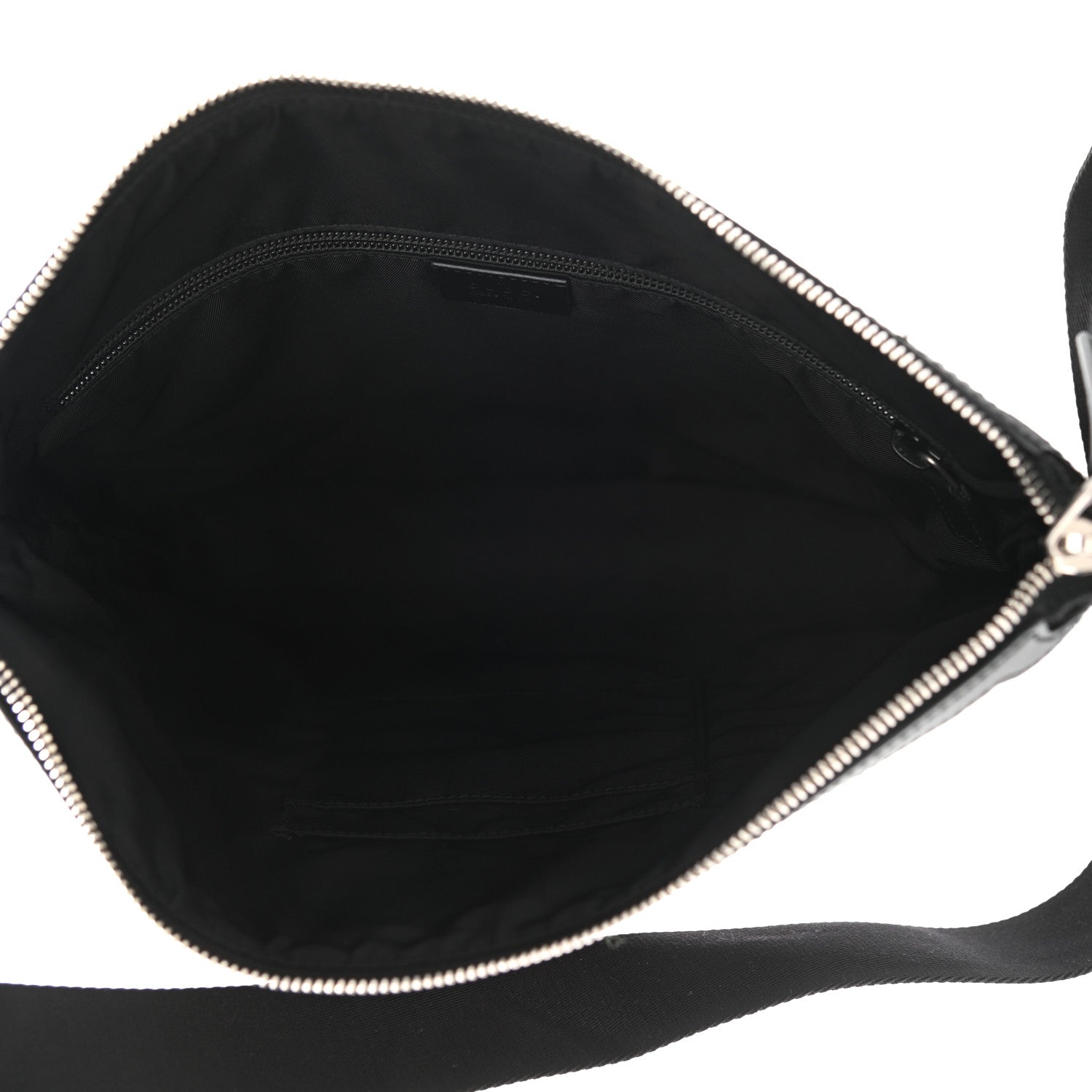 Gucci GG Supreme Monogram Web Messenger Bag Black 4 of 11