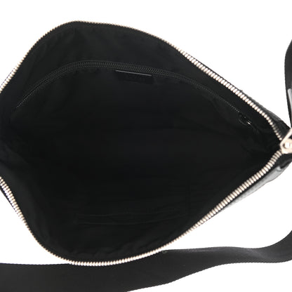 Gucci GG Supreme Monogram Web Messenger Bag Black 4 of 11