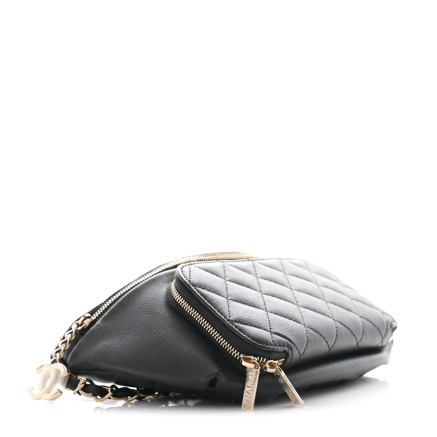 Chanel Caviar Quilted Business Affinity Waist Belt Bag Black 4 of 10