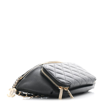 Chanel Caviar Quilted Business Affinity Waist Belt Bag Black 4 of 10