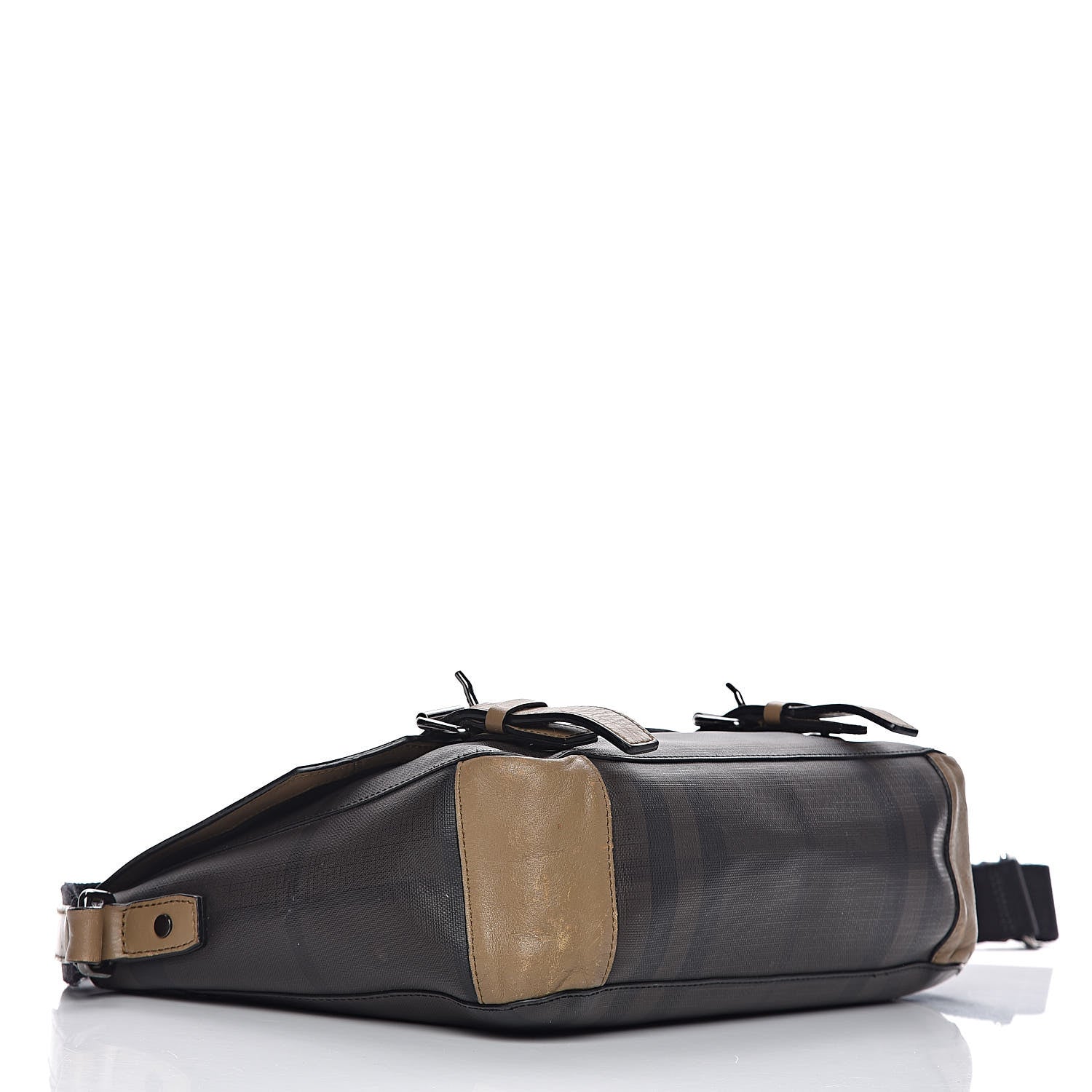 Burberry Smoked Check Grifford Messenger Bag Brown 4 of 18
