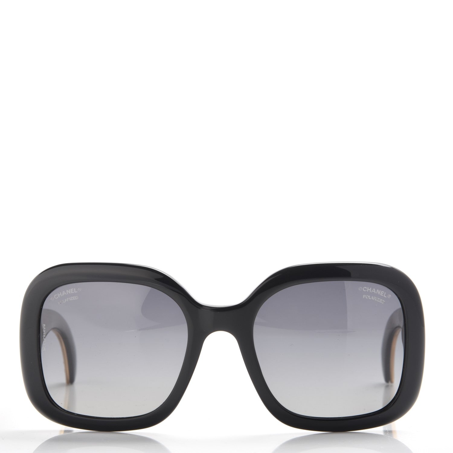 Chanel Stingray Polarized CC Sunglasses 5272-Q Black 2 of 8