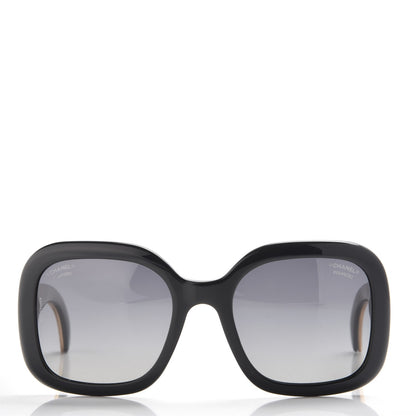 Chanel Stingray Polarized CC Sunglasses 5272-Q Black 2 of 8