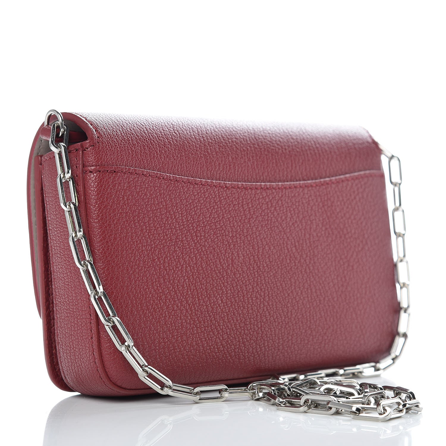 Burberry Hayes Goatskin D-Ring Mini Bag Crimson 3 of 11