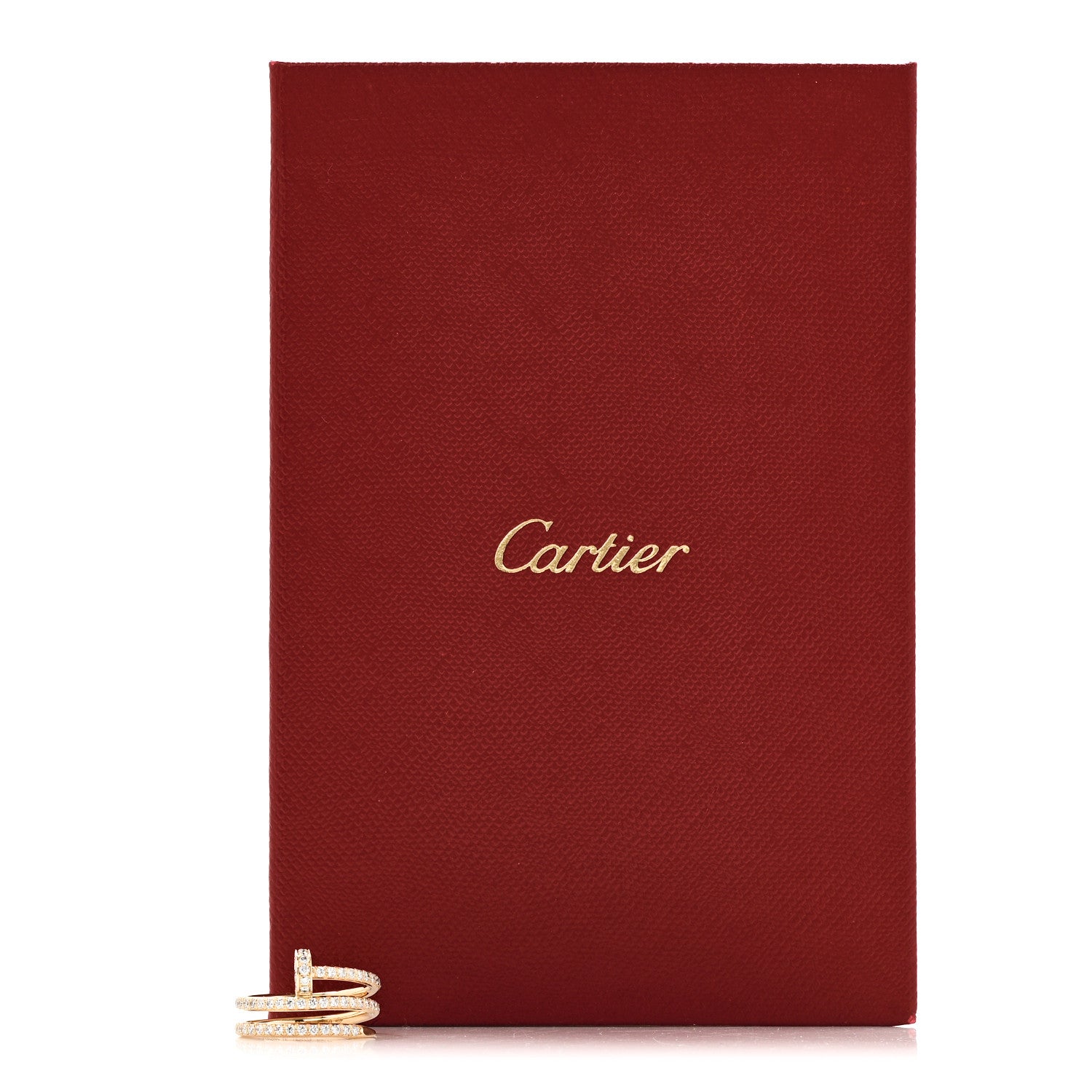 Cartier 18K Yellow Gold Diamond Double Juste Un Clou Paved Ring 46 3.75 5 of 5