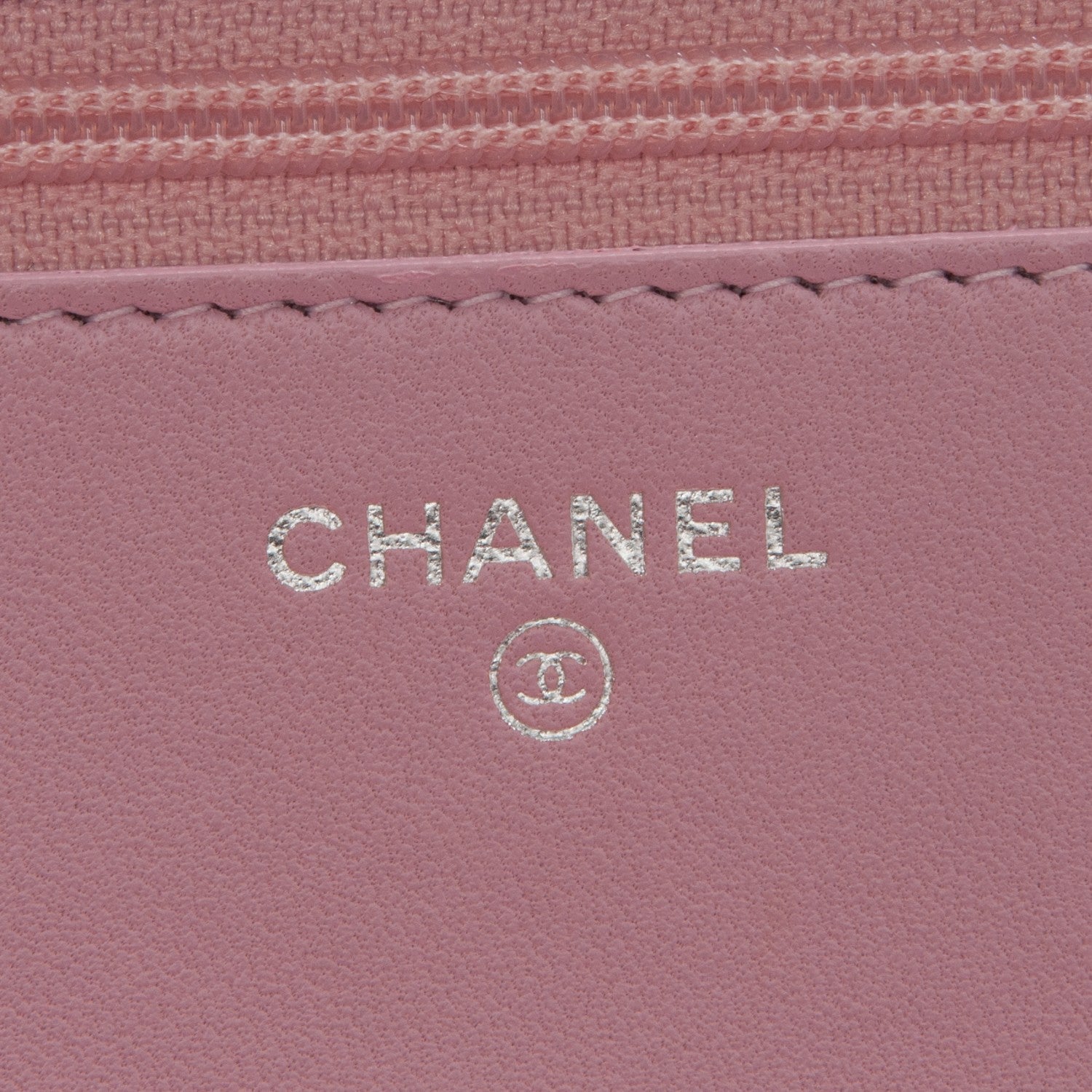 Chanel Calfskin Crystal Studded Boy Wallet On Chain WOC Pink 6 of 8