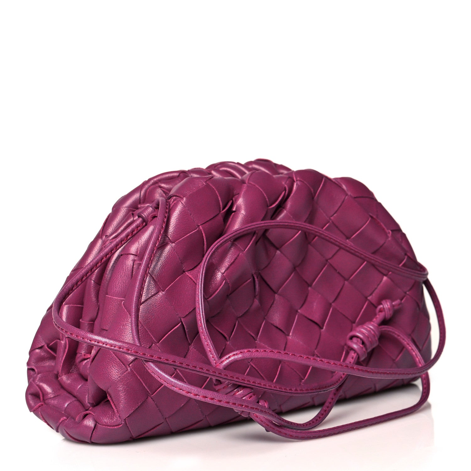 Bottega Veneta Nappa Intrecciato The Mini Pouch Cinnabar 2 of 9