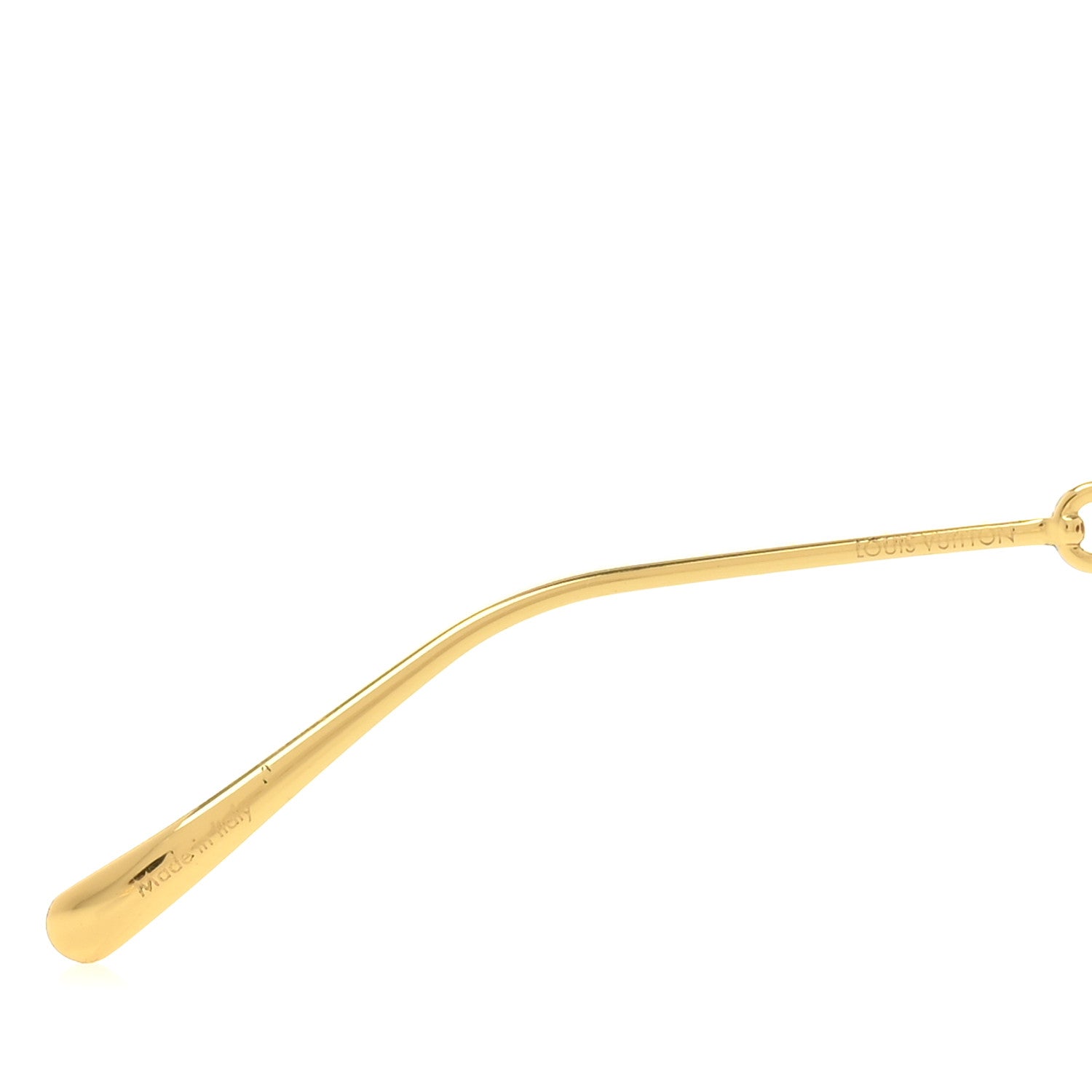Louis Vuitton Metal My LV Chain Pilot Sunglasses Z1539E Gold