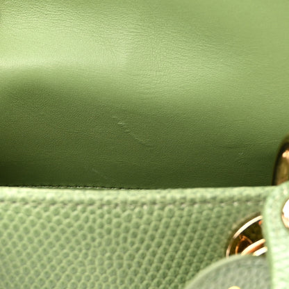 Christian Dior Lizard Mini Lady Dior Vert Saule 10 of 10