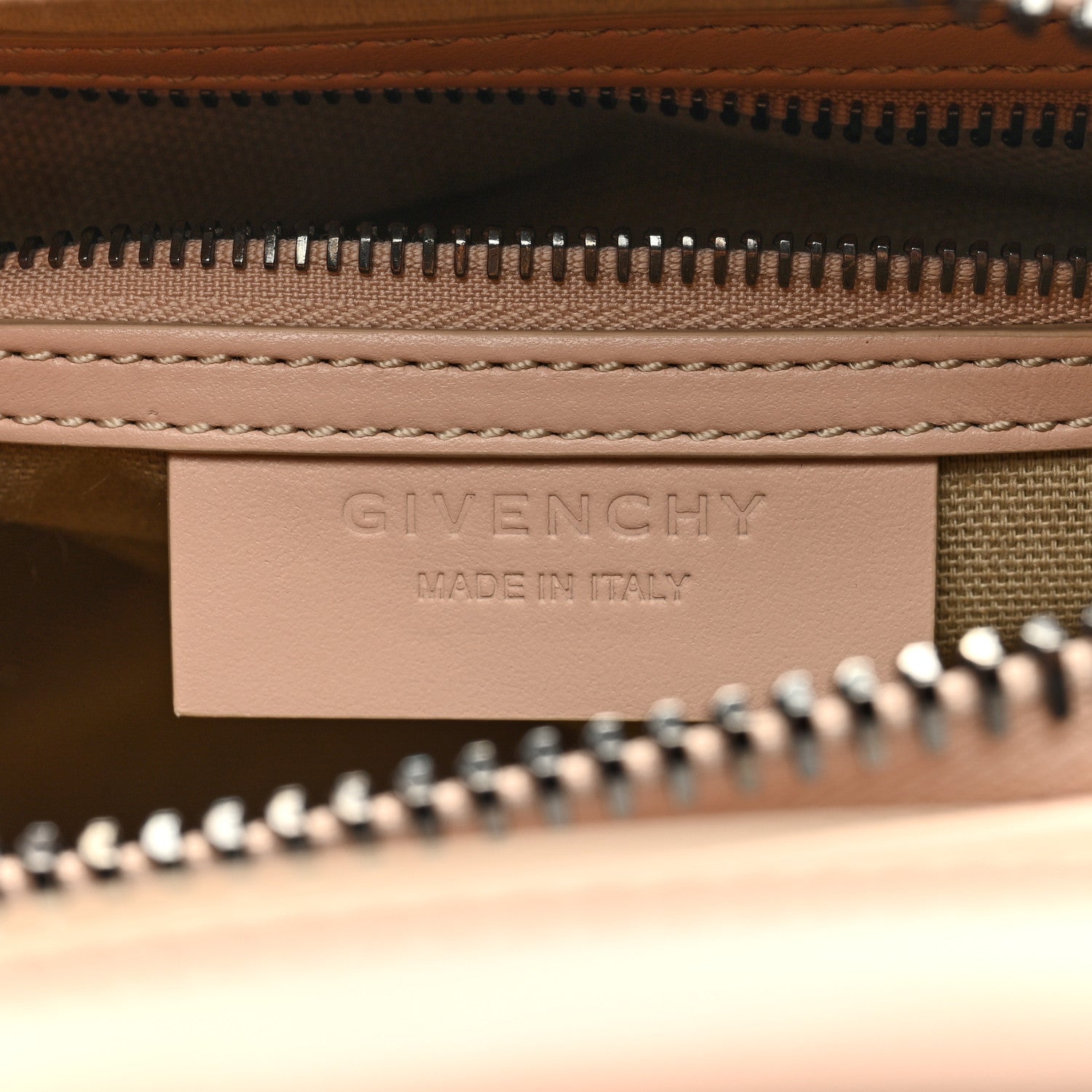 Givenchy Metallic Calfskin Mini Antigona Light Pink 6 of 8