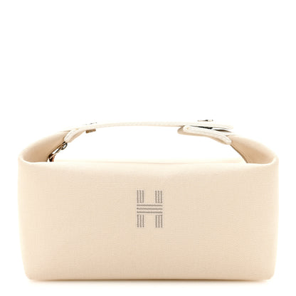 Hermes Canvas Small Bride-A-Brac Pouch Natural 1 of 7