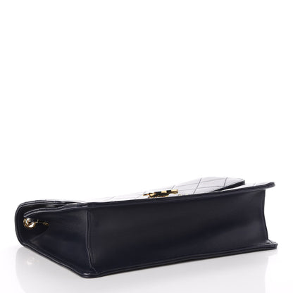 Chanel Lambskin Quilted Medium Golden Class Flap Marine 4 of 8