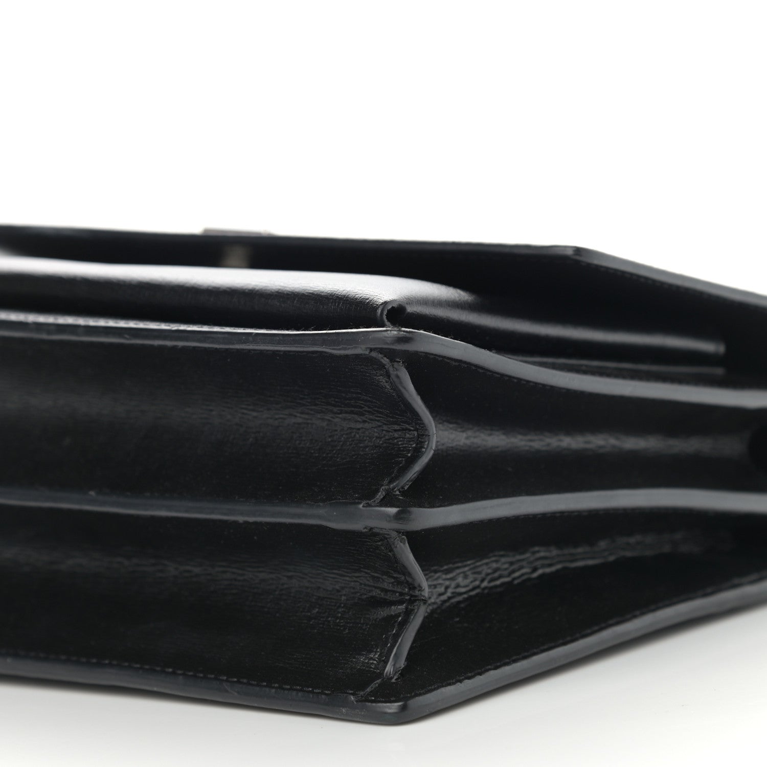 Saint Laurent Calfskin Medium Monogram Sunset Black 11 of 12