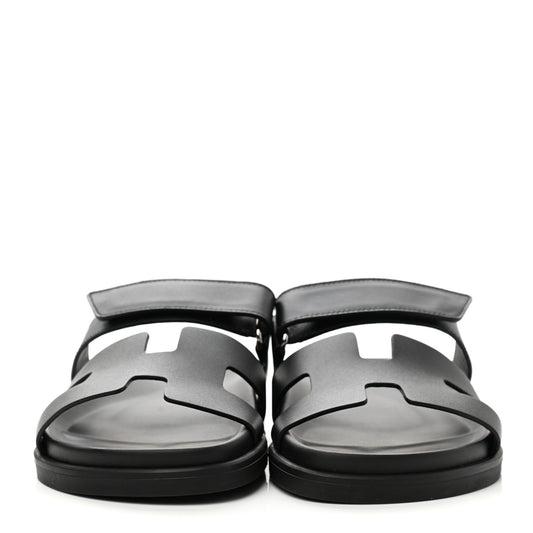 Calfskin Womens Chypre Sandals 38 Black