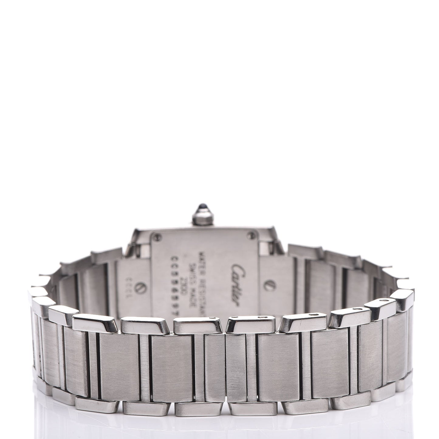 Stainless Steel 20mm Tank Francaise Quartz Watch