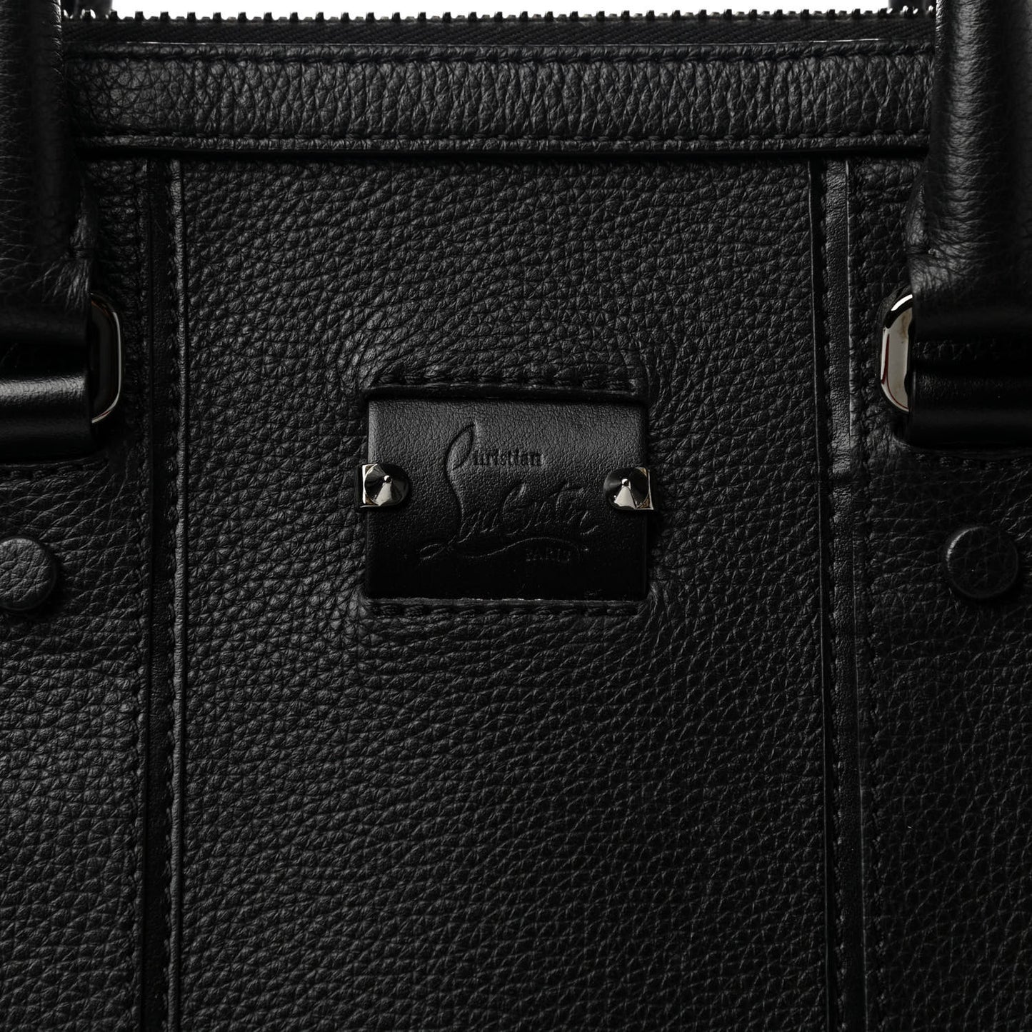 Calfskin Streetwall Briefcase Black