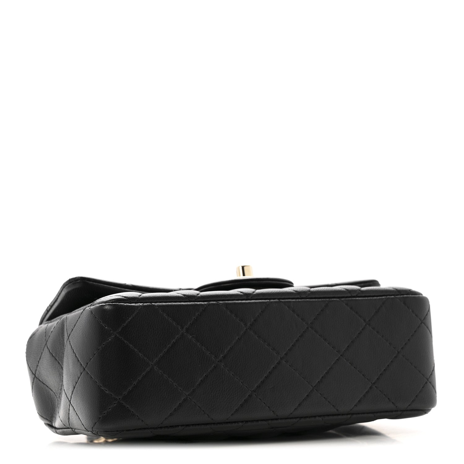 Chanel Lambskin Quilted Mini Rectangular Flap Black 4 of 11