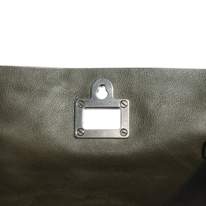 Proenza Schouler Python Large Courier Mushroom 7 of 9