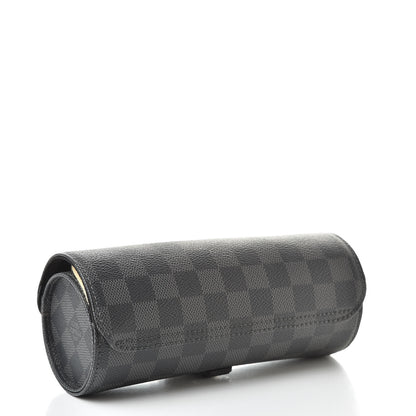Louis Vuitton Damier Graphite 3 Watch Travel Case 3 of 8