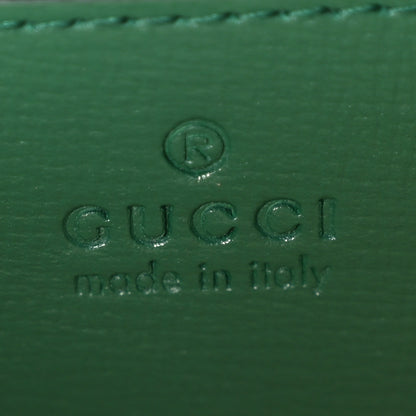 Gucci Azalea Calfskin Web Monochrome Mini Horsebit 1955 Chain Shoulder Bag Emerald 6 of 10
