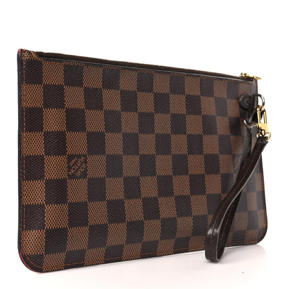 Louis Vuitton Damier Ebene Neverfull MM GM Pochette 3 of 8