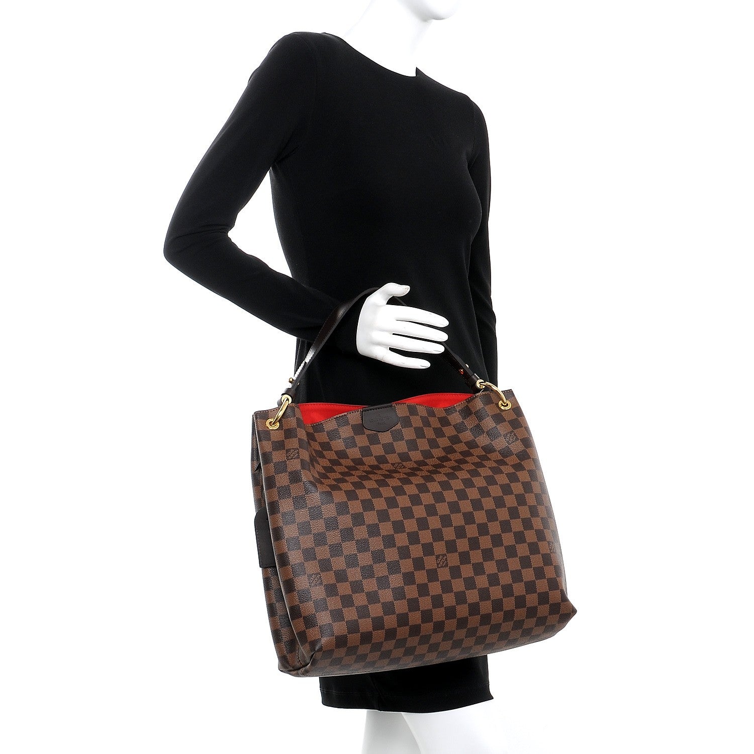 Louis Vuitton Damier Ebene Graceful MM 2 of 9
