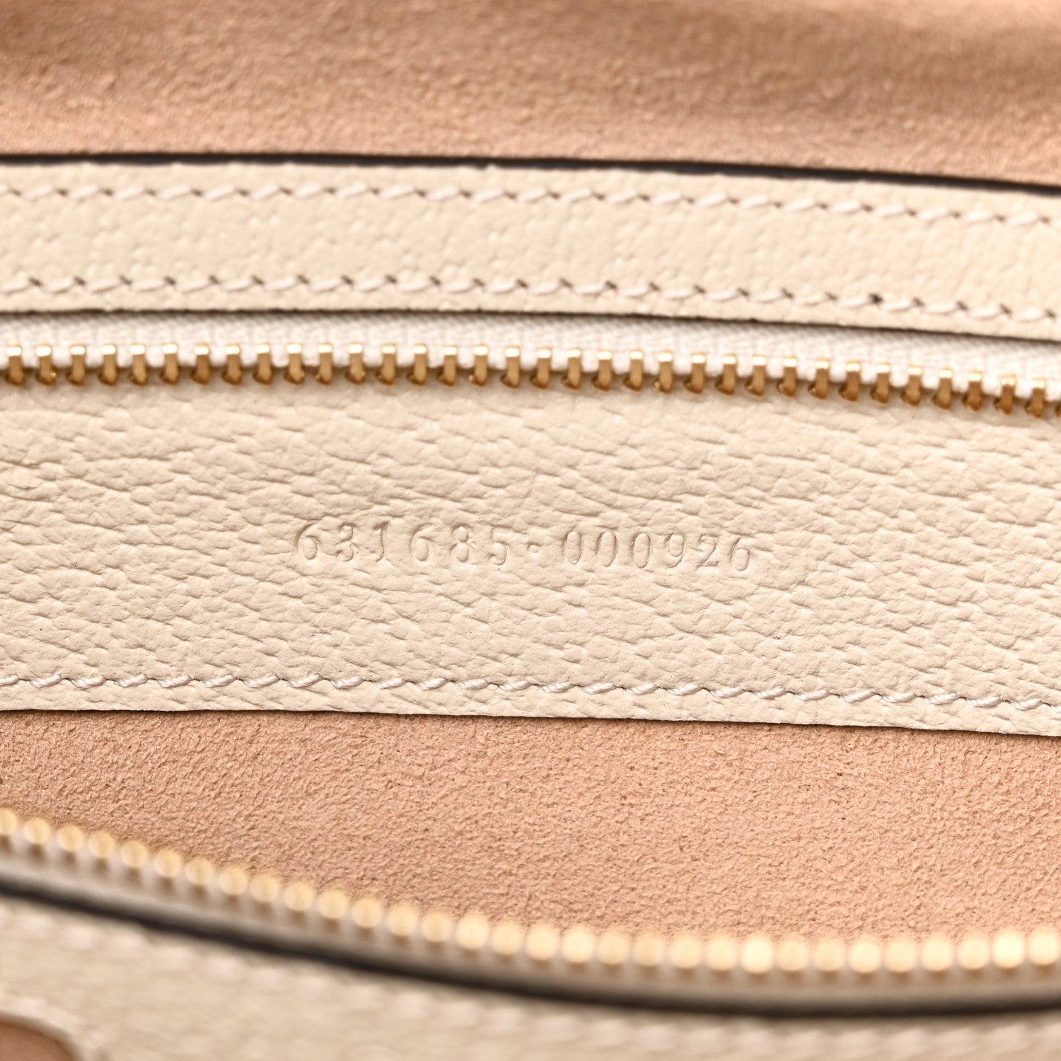 Gucci Textured Calfskin Web Ophidia Shopping Tote Ivory 7 of 10