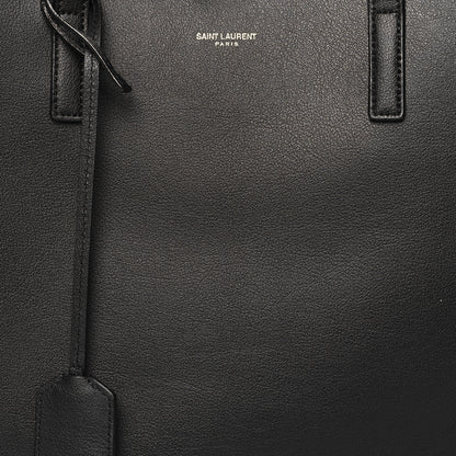 Saint Laurent Calfskin Large Shopping Tote Black 9 of 11
