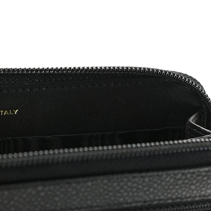 Chanel Caviar Large Timeless CC Zip Around Wallet Black 12 of 13