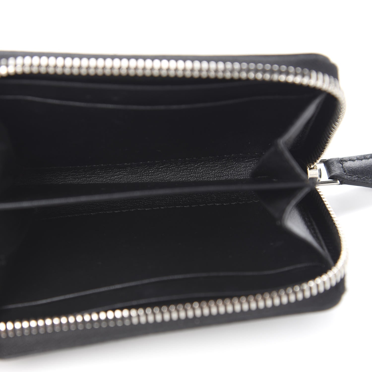 Givenchy Calfskin Iconic Bambi Print Mini Zip Wallet Black White 4 of 7