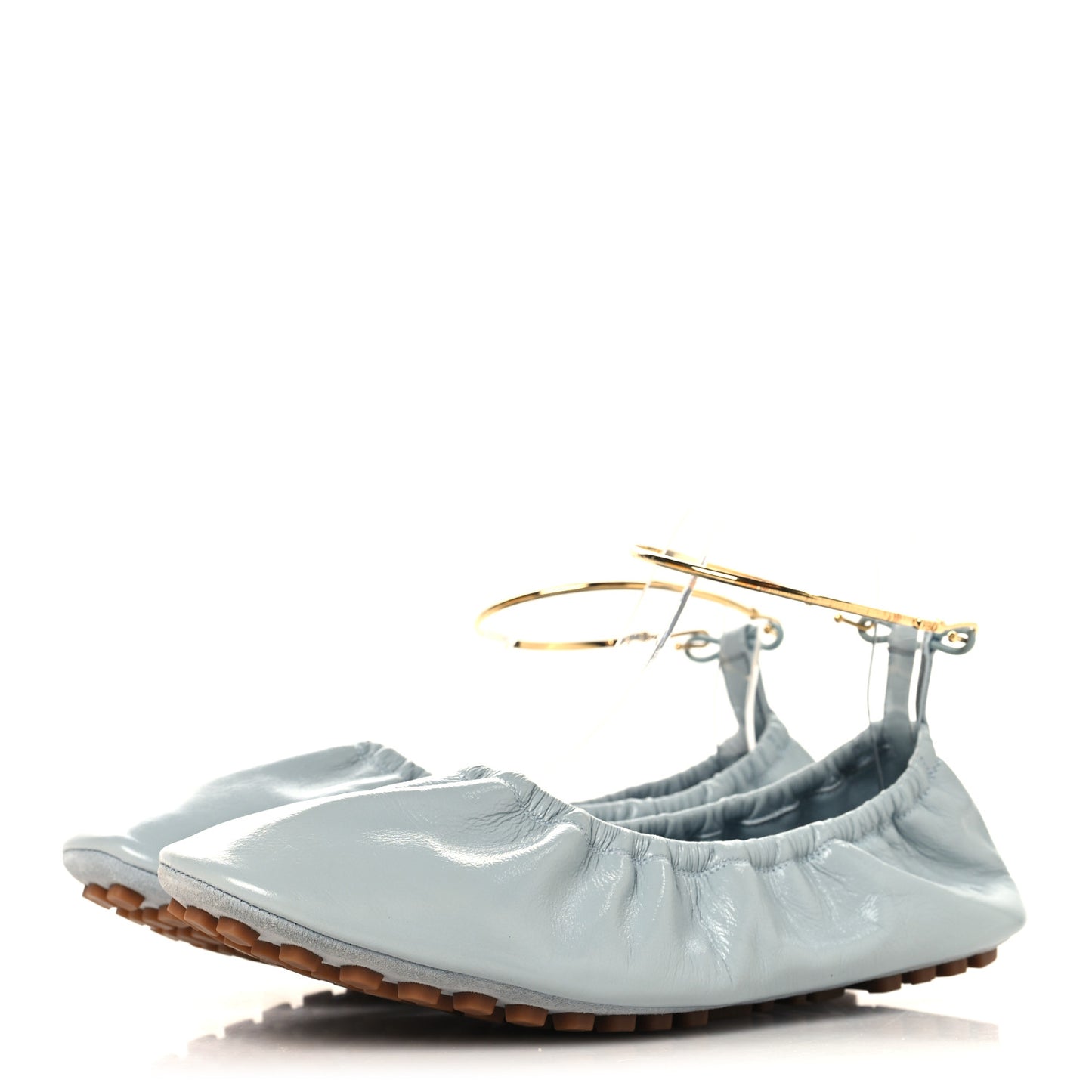 Vitello Filo Ballerina Flats 38 Blue
