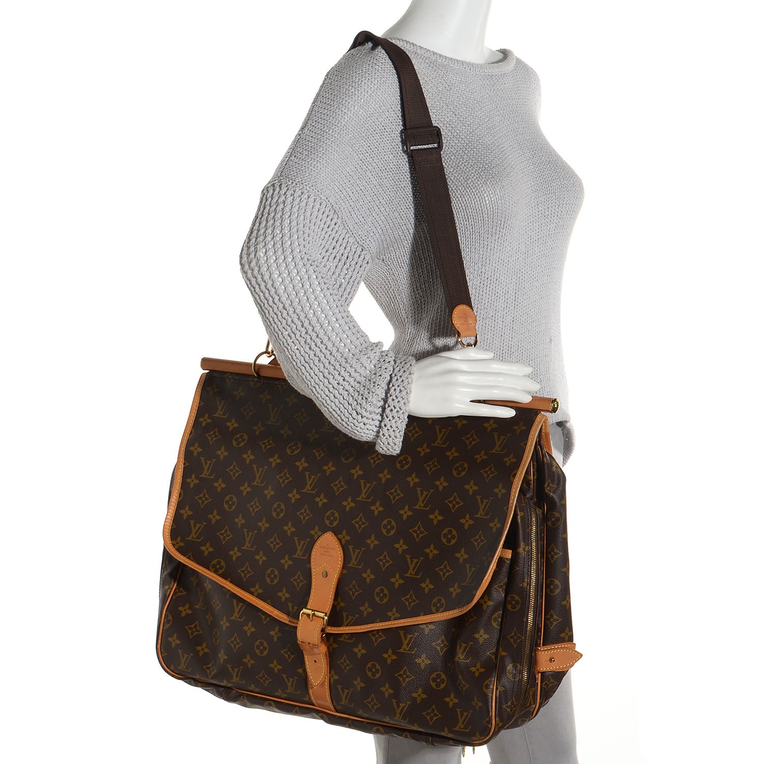 Louis Vuitton Monogram Sac Chasse Hunting Bag 2 of 7