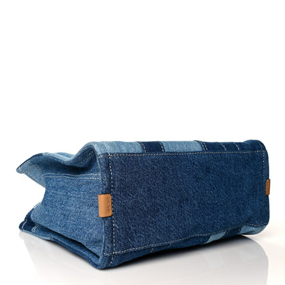 Marc Jacobs Denim Canvas Small Tote Bag Blue 3 of 9