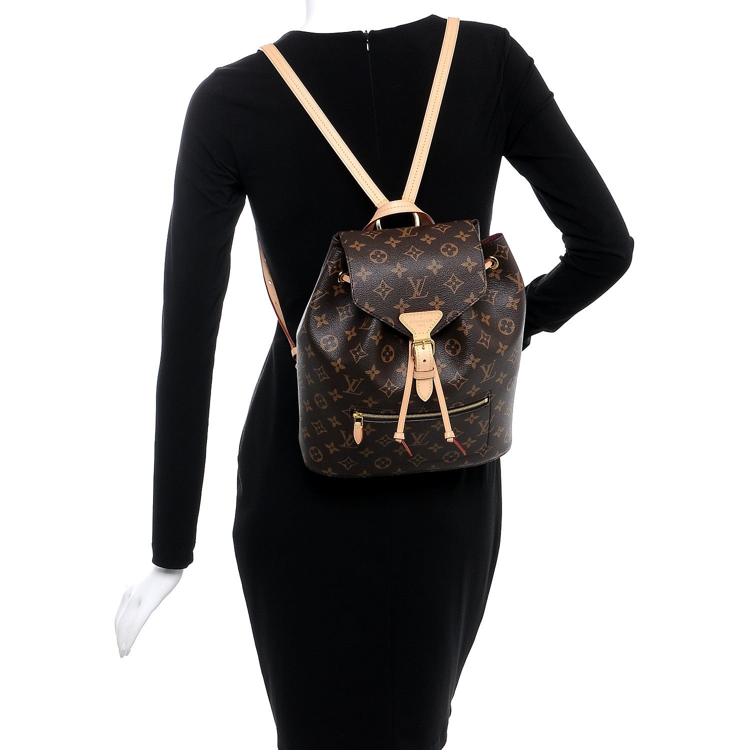 Louis Vuitton Monogram Montsouris NM Backpack 2 of 8