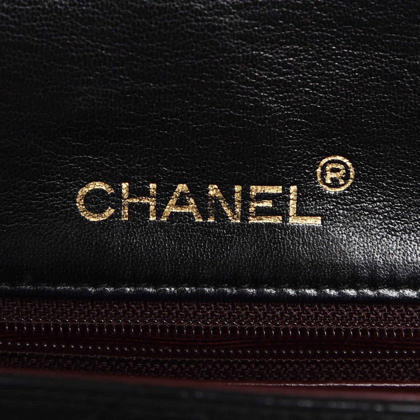 Lambskin Quilted Mini Square Flap Black