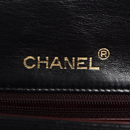 Chanel Lambskin Quilted Mini Square Flap Black 6 of 8
