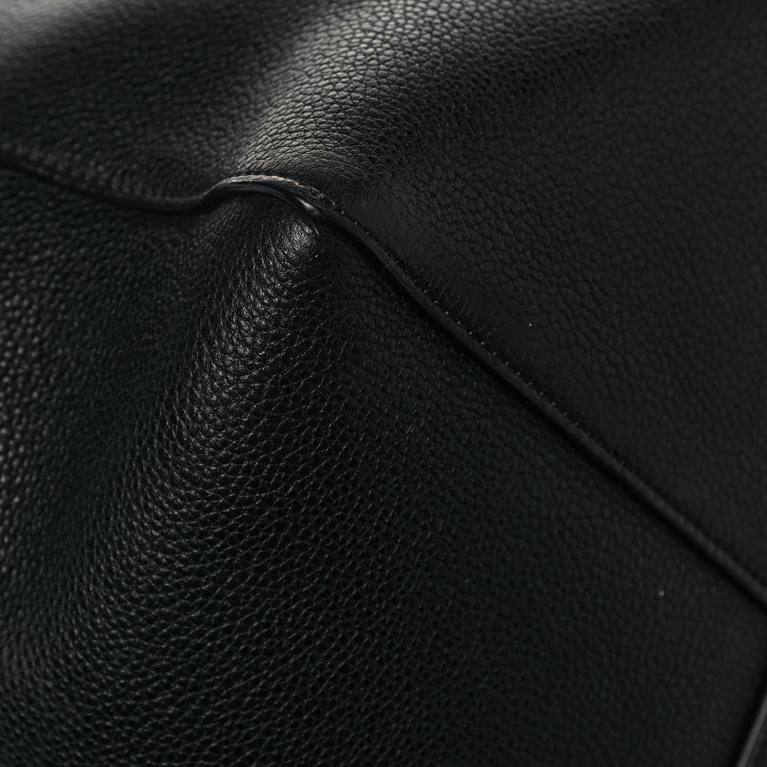 Celine Soft Grained Calfskin Small Belt Cabas Black 8 of 10
